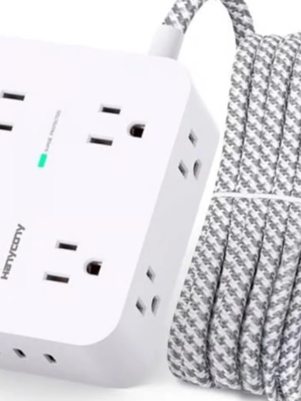 Power Cord 2 Pack with Charger Outlets